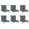 vidaXL 6-teilige Palettenkissen VIANEN 6 stk. 100 % Polyester Blau