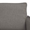 vidaXL Sofa 120cm 2 pcs Taupe Metall