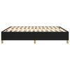 vidaXL Boxspringbettgestell Schwarz 180x200 cm Stoff