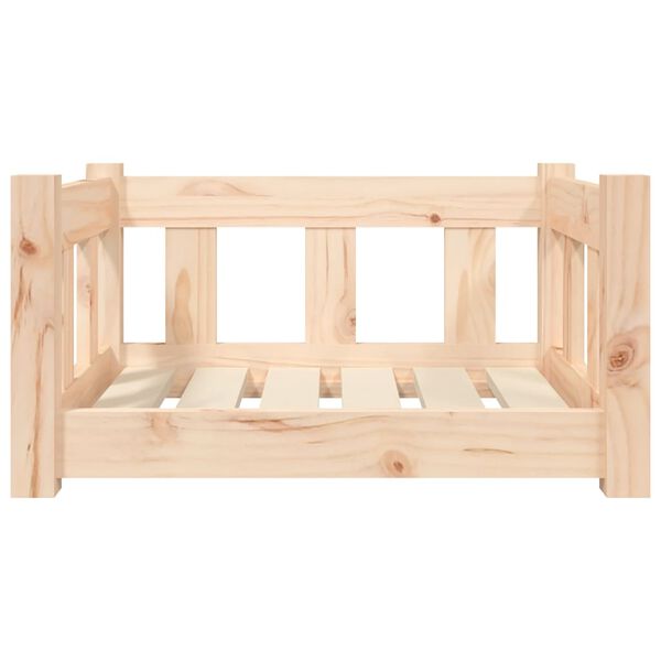 vidaXL Hundebett 55,5x45,5x28 cm Massivholz Kiefer