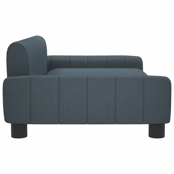 vidaXL Kindersofa Dunkelgrau 90x53x30 cm Stoff