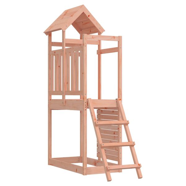 vidaXL Spielturm Braun 110,5 x 52,5 x 214 cm Massives Douglasienholz