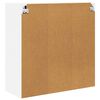 vidaXL H&auml;ngeschrank mit Speicher Wei&szlig; 80 x 31 x 80 cm Holzwerkstoff