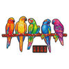 UNIDRAGON 193-tlg. Holzpuzzle Playful Parrots Medium 44x25 cm