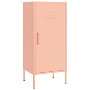 vidaXL Lagerschrank Rosa 42,5x35x101,5 cm Stahl