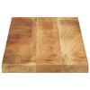 vidaXL Tischplatte 90x40x2,5 cm Rechteckig Raues Massivholz Mango