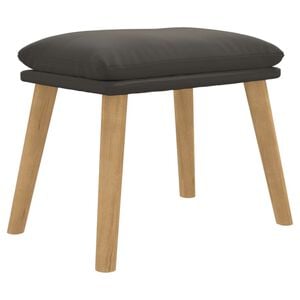 vidaXL Fu&szlig;hocker Dunkelgrau 45x29,5x35 cm Samt