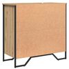 vidaXL Sideboard mit Schubladen Artisan-Eiche 79,5 x 35,5 x 74,5 cm