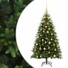 vidaXL K&uuml;nstlicher Weihnachtsbaum mit Kugel 120 cm 150 LEDs