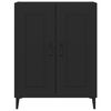 vidaXL Sideboard Schwarz 69,5x34x90 cm Holzwerkstoff