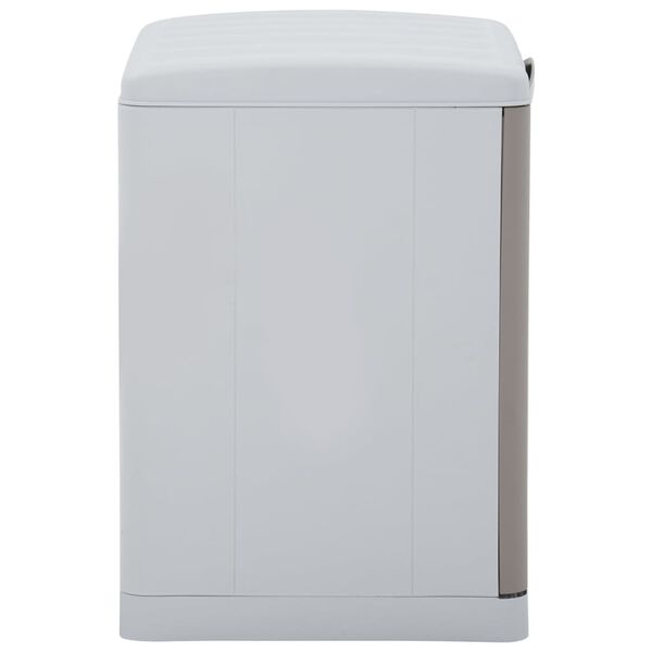 vidaXL Abfalleimer Recycling Taupe 20 L 40x30x40 cm