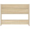 vidaXL Wand-Schuhschr&auml;nke 2 Stk. Sonoma-Eiche 80x18x60cm Holzwerkstoff