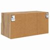 vidaXL TV-Wandregale 2 pcs Artisan-Eiche 60 x 30 x 30 cm Holzwerkstoff