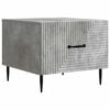 vidaXL Couchtisch Betongrau 49 x 50 x 40 cm Holzwerkstoff