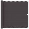 vidaXL Balkonsichtschutz Anthrazit 75 x 700 cm HDPE und Aluminium