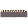vidaXL Bettgestell Grau 120x200 cm Kunstleder