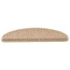 vidaXL Stufenmatten Selbstklebend Sisal-Optik 30Stk. 65x21x4cm Sand