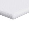 vidaXL Matratzenauflage Wei&szlig; 120 x 200 cm Jacquard Stoff