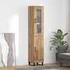 vidaXL Highboard Artisan-Eiche 34,5 x 34 x 180 cm Holzwerkstoff