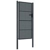 vidaXL Gartentor Anthrazit 100x175 cm Stahl