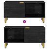 vidaXL Couchtisch Schwarz 80x50x40 cm Holzwerkstoff