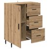 vidaXL Sideboard Artisan-Eiche 69,5 x 34 x 90 cm Verbundholz und Eisen