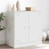 vidaXL Sideboard Weiß 67x39x73 cm Stahl