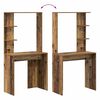 vidaXL Schreibtisch Altholz 78,5 x 37 x 154,5 cm Holzwerkstoff