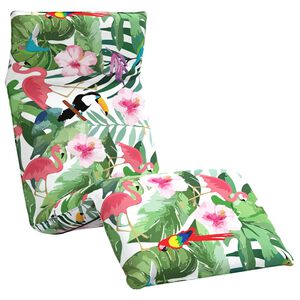 vidaXL Sonnenliege Klappbar Mehrfarbig 175x54x8,5 cm Oxford-Gewebe