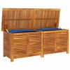 vidaXL Gartenbox mit L&uuml;ftungsschlitzen 150x50x56 cm Massivholz Akazie