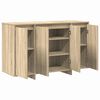 vidaXL Sideboard Sonoma-Eiche 120 x 41 x 75 cm Holzwerkstoff