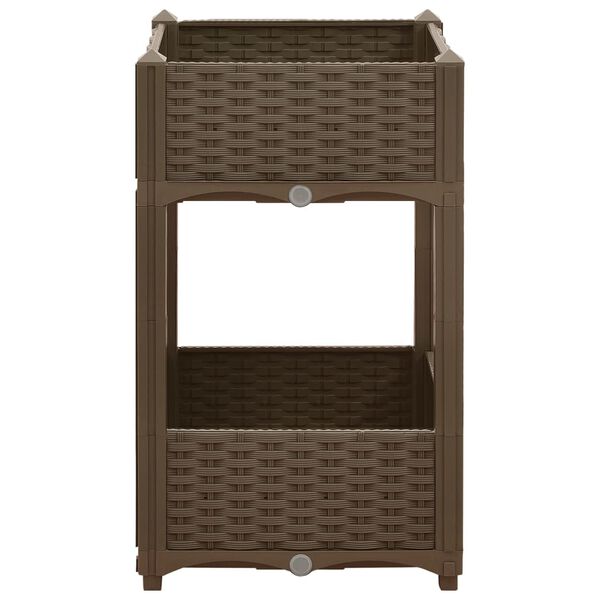 vidaXL Hochbeet 40x40x71 cm Polypropylen