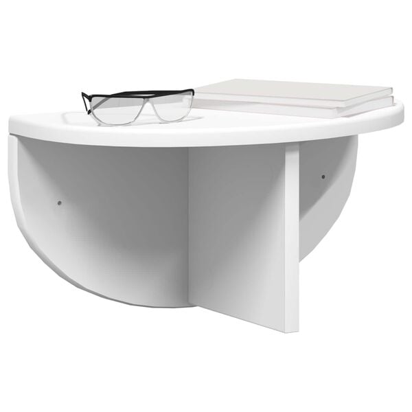 vidaXL Wandregal Wandmontiert Wei&szlig; 38 x 19 x 19 cm Holzwerkstoff