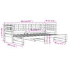 vidaXL Tagesbett Ausziehbar 2x(80x200) cm Massivholz Kiefer