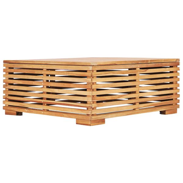 vidaXL 4-tlg. Garten-Lounge-Set mit Auflagen Massivholz Teak