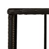 vidaXL Outdoor-Regale f&uuml;r Whirlpool 2 Stk. Schwarz Poly Rattan