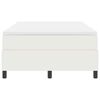 vidaXL Boxspringbett Creme und Wei&szlig; 203 x 120 x 60 cm Cordstoff