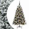 vidaXL K&uuml;nstlicher Weihnachtsbaum mit Kugel 240 cm 300 LEDs