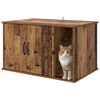 vidaXL Katzenhaus Altholz 85 x 55 x 50 cm Holzwerkstoff