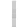 vidaXL Badezimmerschrank Wei&szlig; 30x30x183,5 cm Holzwerkstoff