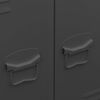 vidaXL Kleiderschrank Industrie-Stil Anthrazit 67x35x107 cm Stahl
