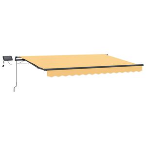 vidaXL Ausziehbare Markise Sand 300 x 250 cm Stoff und Aluminium