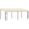 vidaXL Wand-Pavillon 6x3x2,5 m Cremewei&szlig;