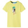 Kinder-T-Shirt Gelb 140