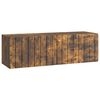 vidaXL Wandmontierter TV-Schrank Ger&auml;ucherte Eiche 98 x 31 x 30 cm