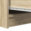 vidaXL Sideboard Sonoma-Eiche 29,5x34x76 cm Holzwerkstoff