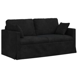 vidaXL Sofa Schwarz Gesamtabmessungen: 158 x 78 x 80 cm (B x T x H)