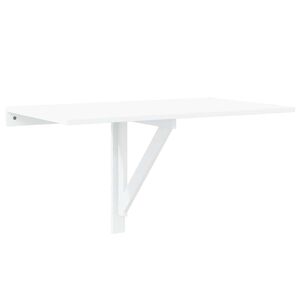 vidaXL Wand-Klapptisch Hochglanz-Wei&szlig; 100x60x56 cm Holzwerkstoff