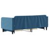 vidaXL Tagesbett Ausziehbar mit Schubladen Blau 90x200 cm Samt
