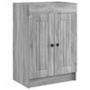 vidaXL Unter dem Waschbecken Badschrank Grau Sonoma 56 x 37,5 x 81 cm